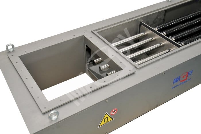 Magnetabscheider für trockene Materialien- automatische Reinigung - Magnetabscheider für trockene Materialien- automatische Reinigung -